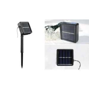 Oviala Guirlande Guinguette Solaire LED Multicolore L11m Livraison internationale 18