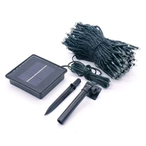 magasin en ligne LUMI JARDIN Guirlande Lumineuse Solaire Plastique Noir 8.9M 18