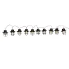 Vente LUMI JARDIN Guirlande Style Industriel 10 Ampoules Acier Noir 4M 13