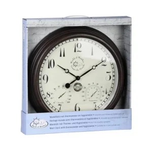 ESSCHERT DESIGN Horloge Thermomètre Hygromètre 38cm en promotion 6