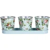 ESSCHERT DESIGN Jardinière 3 Pots Roses Large choix en ligne 20