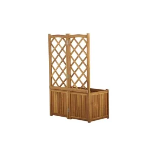 Beau Rivage Jardinière Avec Treillis En Bois D’acacia 43,5x87x130 Cm remise en ligne 18