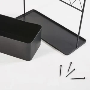 Maisons Du Monde Jardinière En Métal Noir H180 vente en ligne 14