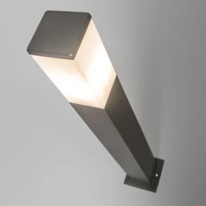 QAZQA Lampadaire Extérieur En Acier Inoxydable Anthracite vente luxe pas cher 14