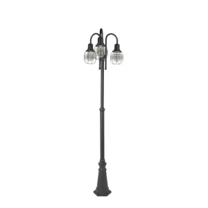 QAZQA Lampadaire Extérieur En Aluminium Noir pas cher en ligne 12