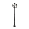 Pas Cher soldes France QAZQA Lampadaire Extérieur En Aluminium Noir 14