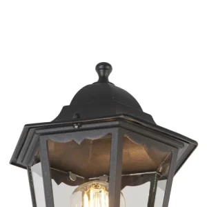 Pas Cher soldes France QAZQA Lampadaire Extérieur En Aluminium Noir 14