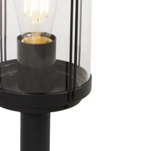 styles dernier cri QAZQA Lampadaire Extérieur En Aluminium Noir 16