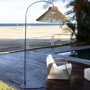 grande popularité New Garden Lampadaire Extérieur En Bamboo Marron 9