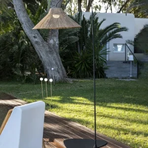 grande popularité New Garden Lampadaire Extérieur En Bamboo Marron 11