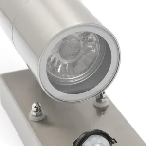 QAZQA Lampe à Détecteur Extérieur En Acier Inoxydable Acier en france 10