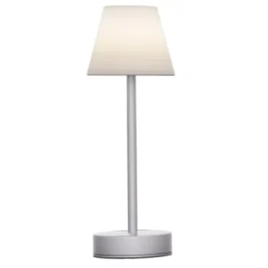 New Garden Lampe à Poser Intérieure Extérieure Lola Slim 32 Cm Argenté Retour Gratuit 16