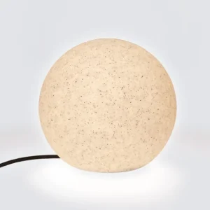 vente en ligne FORLIGHT Lampe D’extérieur En Forme De Boule En Plastique Gris Pierre 16