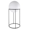 Maisons Du Monde Lampe De Jardin En Métal Noir Et Sphère Blanche H.87cm à prix d'occasion 22