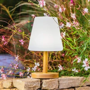 boutique en france Lumisky Lampe De Table Sans Fil LED Bois Naturel Bois Clair H25CM 11