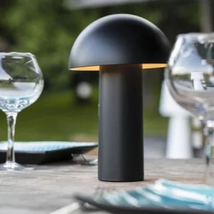 Lumisky Lampe De Table Sans Fil LED Métal Noir H28CM qualité supérieure 10