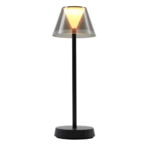 boutique en ligne france Lumisky Lampe De Table Sans Fil LED Plastique Noir H34CM 15