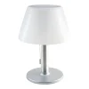 boutique LUMI JARDIN Lampe De Table Solaire Aluminium Argent H28cm 14