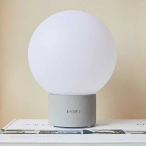 Nouvelle Collection Lumisky Lampe De Table Touch Béton Gris LED Béton Gris H25CM 14