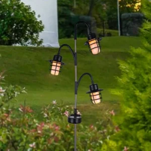 LUMI JARDIN Lampe Extérieure Nomade Plastique Noir H74CM fashion pas cher 8