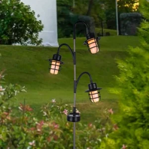 LUMI JARDIN Lampe Extérieure Nomade Plastique Noir H74CM fashion pas cher 12