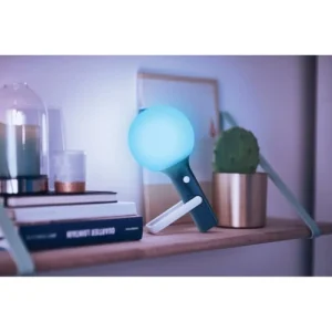 Satisfait ou Remboursé LEXON Lampe LED Extérieur Multicolore En Silicone Bleu Nuit 18