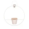 Luca Lighting Lampe Solaire Avec Pot En Métal Rose Clair Les achats en ligne 8