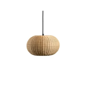 Villa Collection Lampe Suspension En Fibre Beige 50x30cm outlet 7