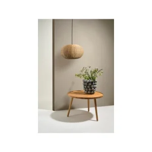 Villa Collection Lampe Suspension En Fibre Beige 50x30cm outlet 9