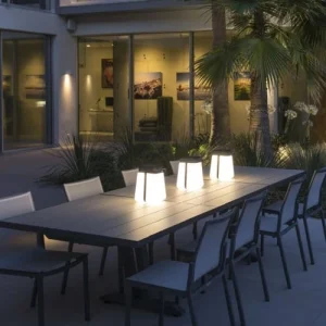 Les Jardins Lanterne D’extérieur LED Solaire Polypropylène/aluminium luxe soldes 13