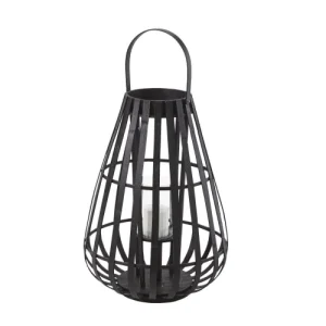 Boutique officielle Maisons Du Monde Lanterne En Bambou Noir Et Verre H55 10