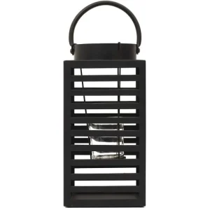 grande qualité The Home Deco Factory Lanterne En Métal Noir Black Forest 12 X 12 X 24.5 Cm 10