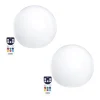 Satisfait ou Remboursé Lumisky Lot De 2 Boules Lumineuses Sans Fil LED Polyéthylène Blanc D30CM 22