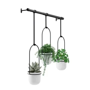 Achat Umbra Lot De 3 Pots Suspendus Triflora Plastique Blanc 16