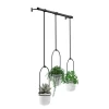 online boutique Umbra Lot De 3 Pots Suspendus Triflora Plastique Noir 17