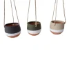 bas prix Casatera Lot De 3 Pots Terre Cuite Suspendus Multicolore 14