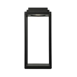 Dyberg Larsen Lucca Lantern – Lampe De Table En Aluminium Noir Mat, H 34 Cm D 15 Cm mode pas chere 10