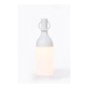 fashion pas cher Deladeco Luminaire D’extérieur Design En Plastique Blanc 31 Cm 12