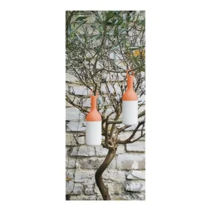 site pas cher Deladeco Luminaire D’extérieur Design En Plastique Orange 22 Cm 10