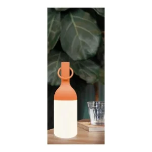 site pas cher Deladeco Luminaire D’extérieur Design En Plastique Orange 22 Cm 12