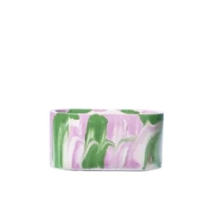 fashion pas cher Junny Mini Jardinière Tie&dye Béton Rose Et Vert 10