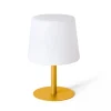 Oviala Mini Lampe Polyéthylène Jaune design à la mode 19