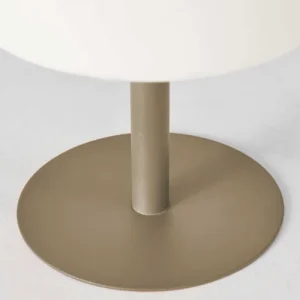 Oviala Mini Lampe Polyéthylène Taupe Pas Cher soldes France 14