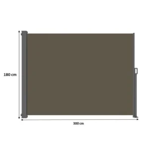 prix pas cher RED DECO Paravent Extérieur Rétractable Taupe 300 X 180 Cm 14