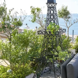 achetez Maisons Du Monde Porte-plantes Tour Eiffel En Métal Noir 10