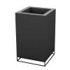 Vondom Pot De Fleurs High Cube Plastique Gris 60x60x100cm grand choix 7