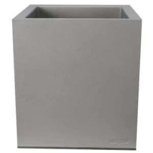 Riviera Pot En Plastique Carré Aspect Granit 30 Cm Gris Clair boutique pas cher 9