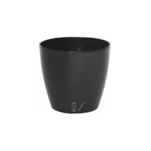 Riviera Pot En Plastique Rond Avec Réserve D’eau 25.5 Cm Eva Noir Paiement sécurisé 7