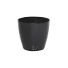 Riviera Pot En Plastique Rond Avec Réserve D’eau 25.5 Cm Eva Noir Paiement sécurisé 16