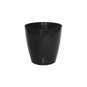 Riviera Pot En Plastique Rond Avec Réserve D’eau 35 Cm Eva Noir Pas Cher soldes France 7